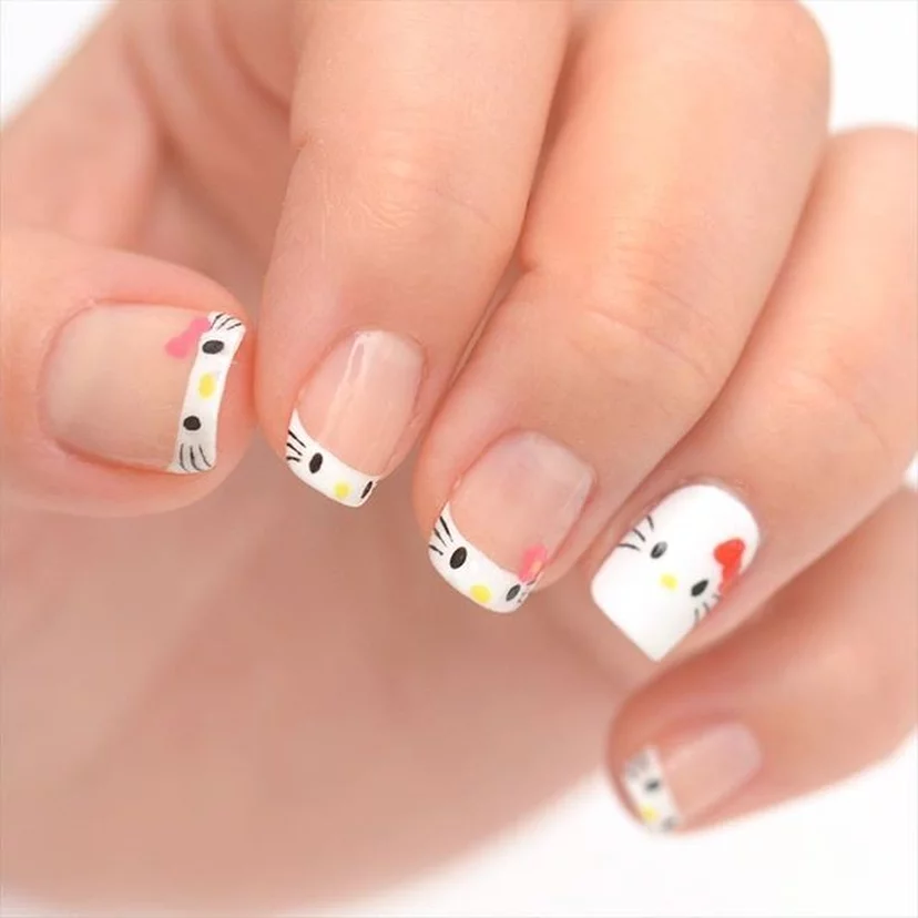 Hello Kitty Nails Aesthetic