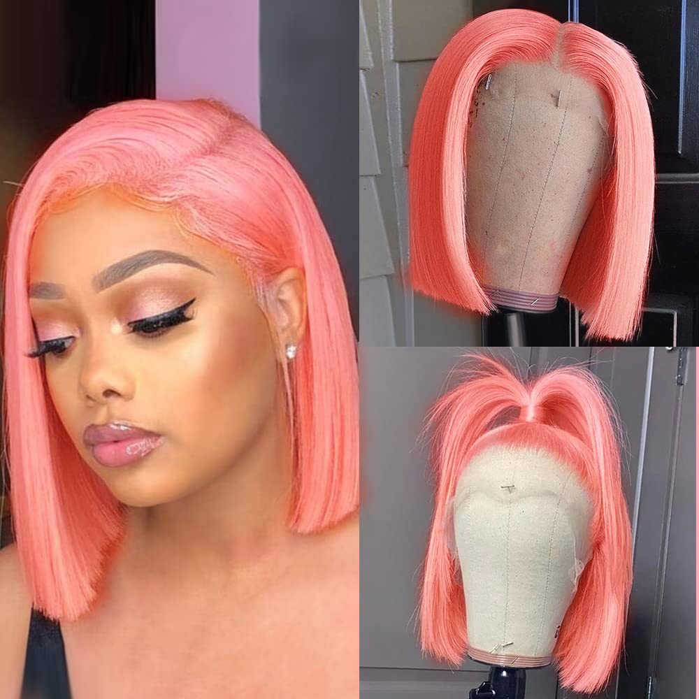 pink bob wig