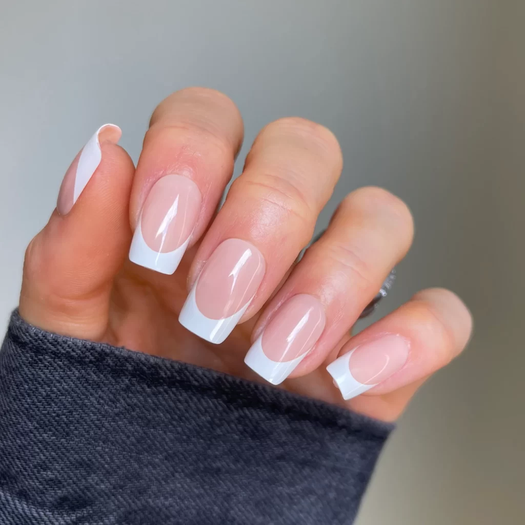 Elegant French Tip Nails