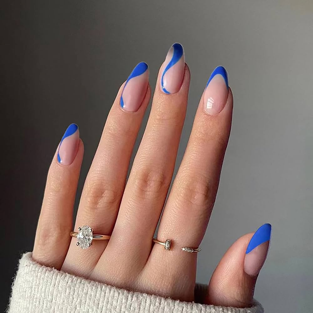 royal blue nails