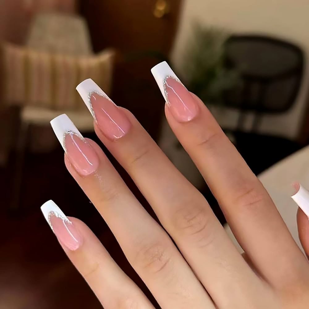 french tip acrylic nails