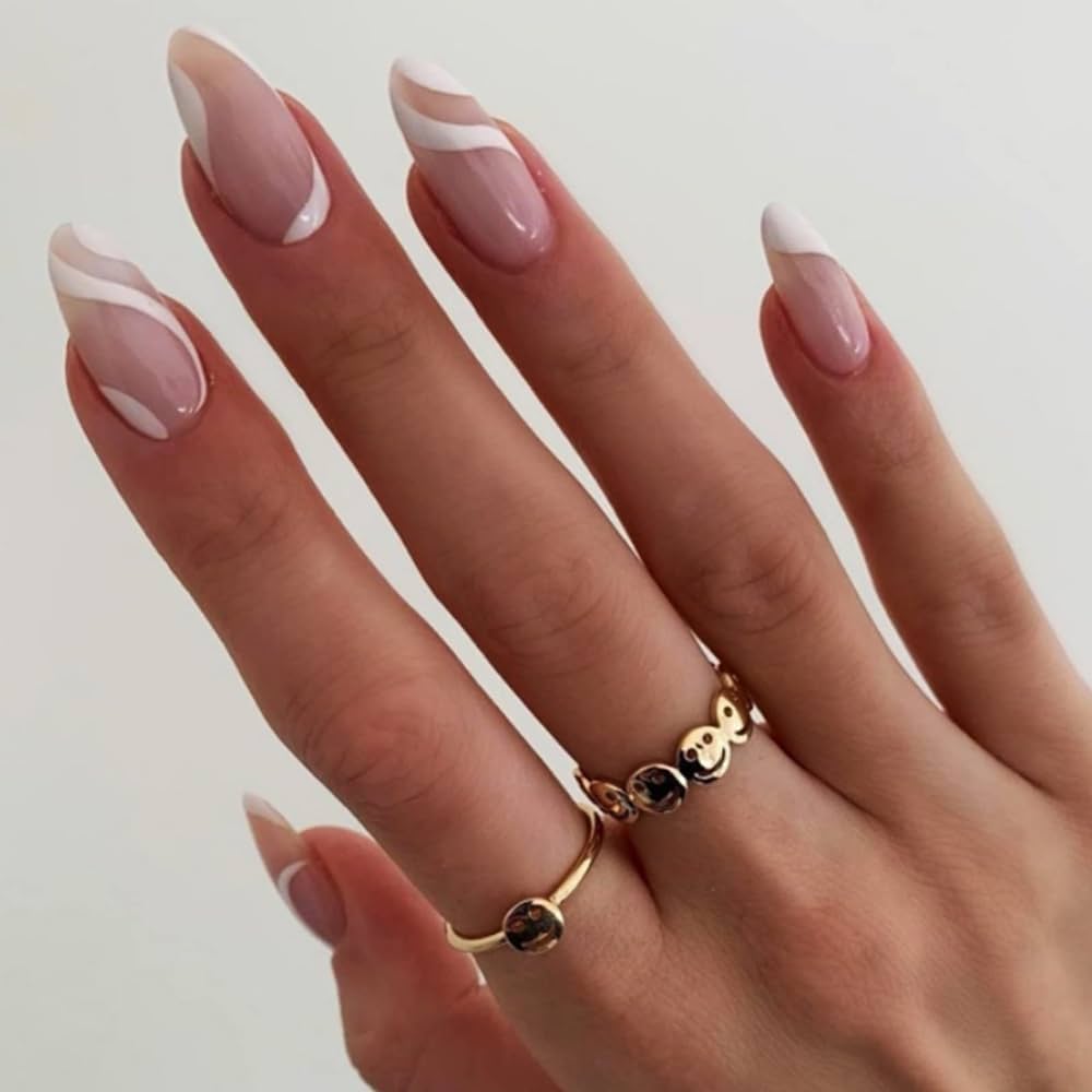 french tip acrylic nails