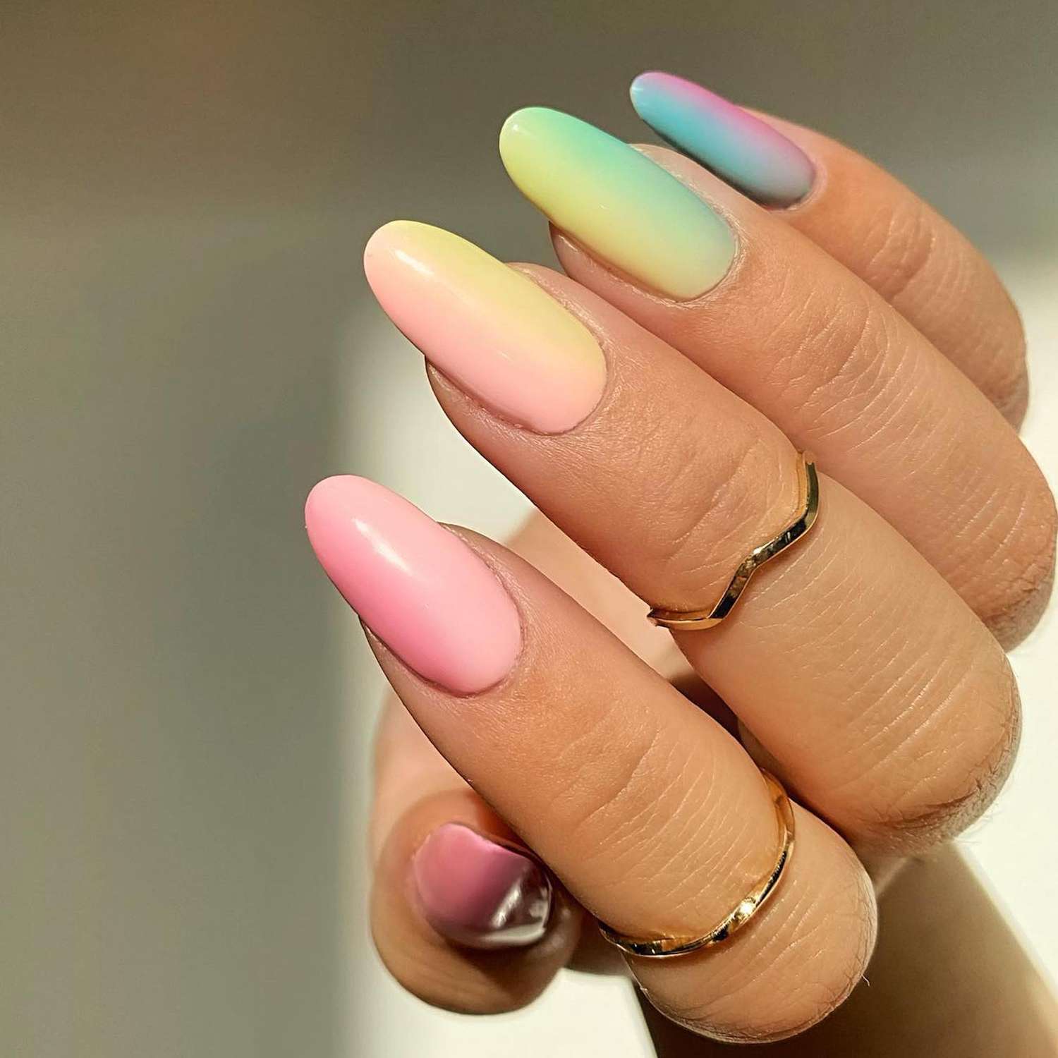  Summer Ombre Nails