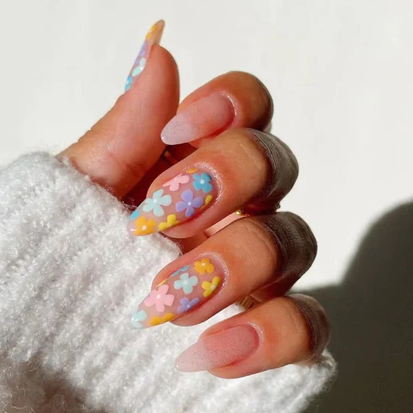 Spring Acrylic Nails