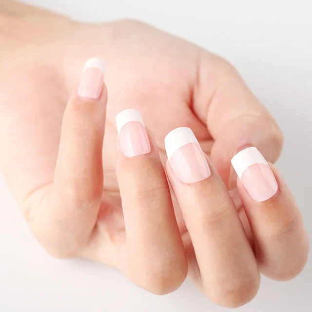 clear acrylic nails