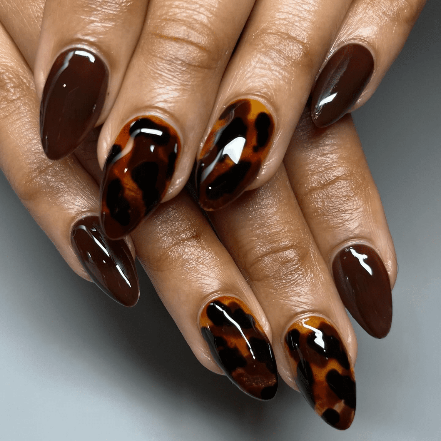 fall acrylic nails