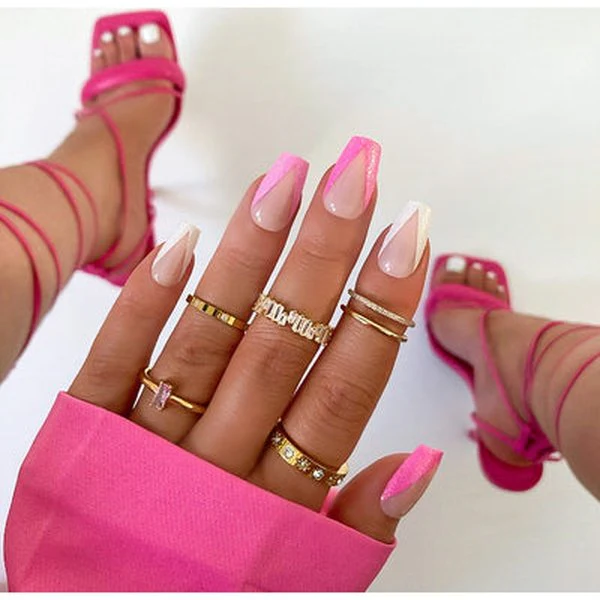 Pink Nails