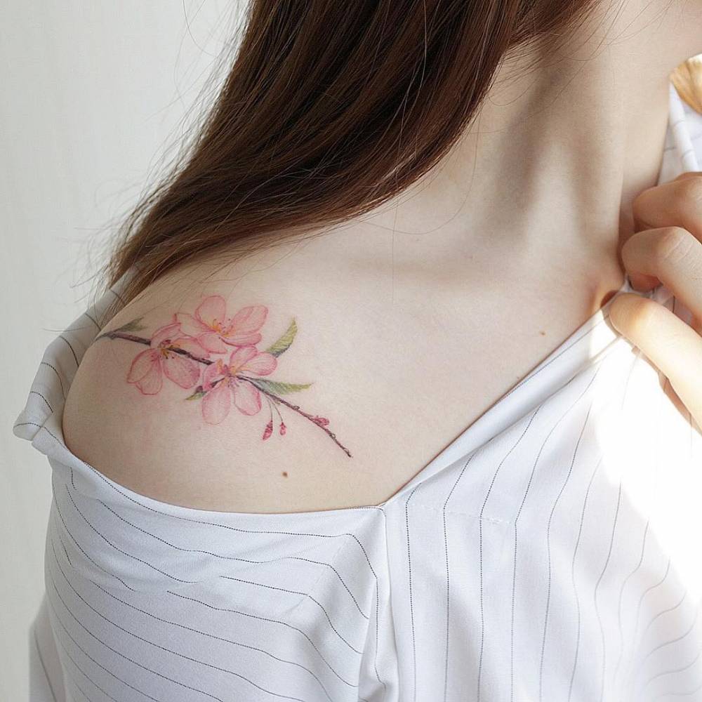 cherry blossom tattoo