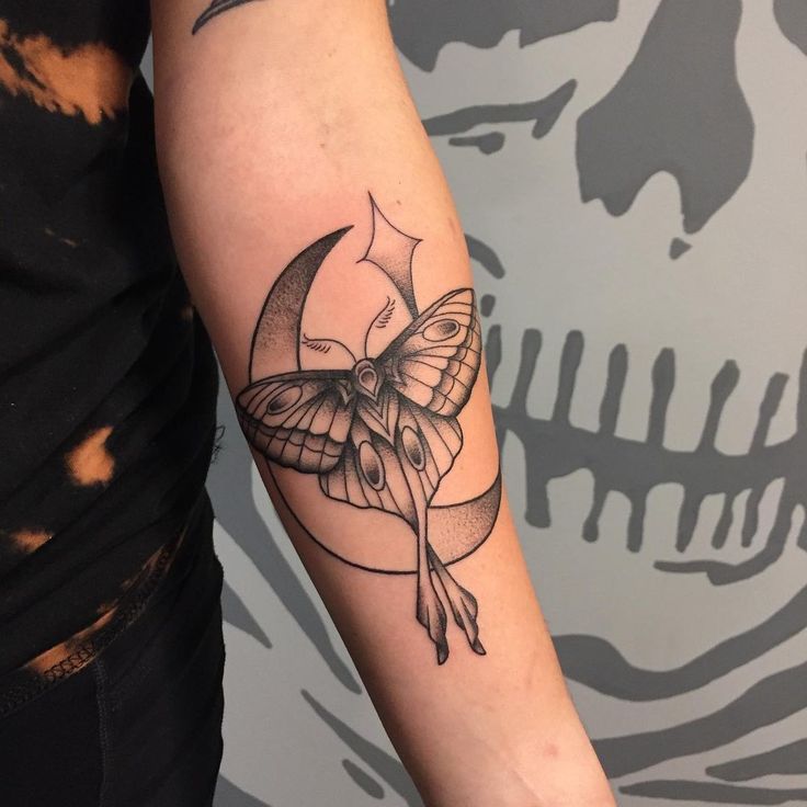 moth tattoo