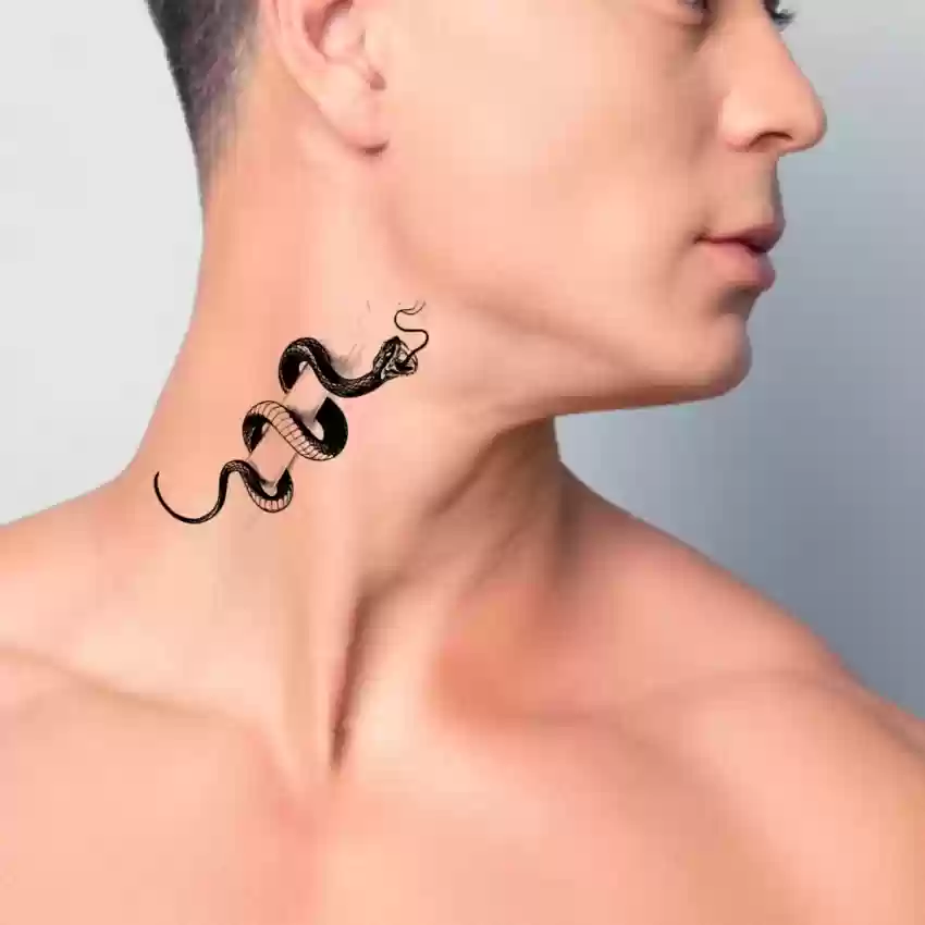 neck tattoo