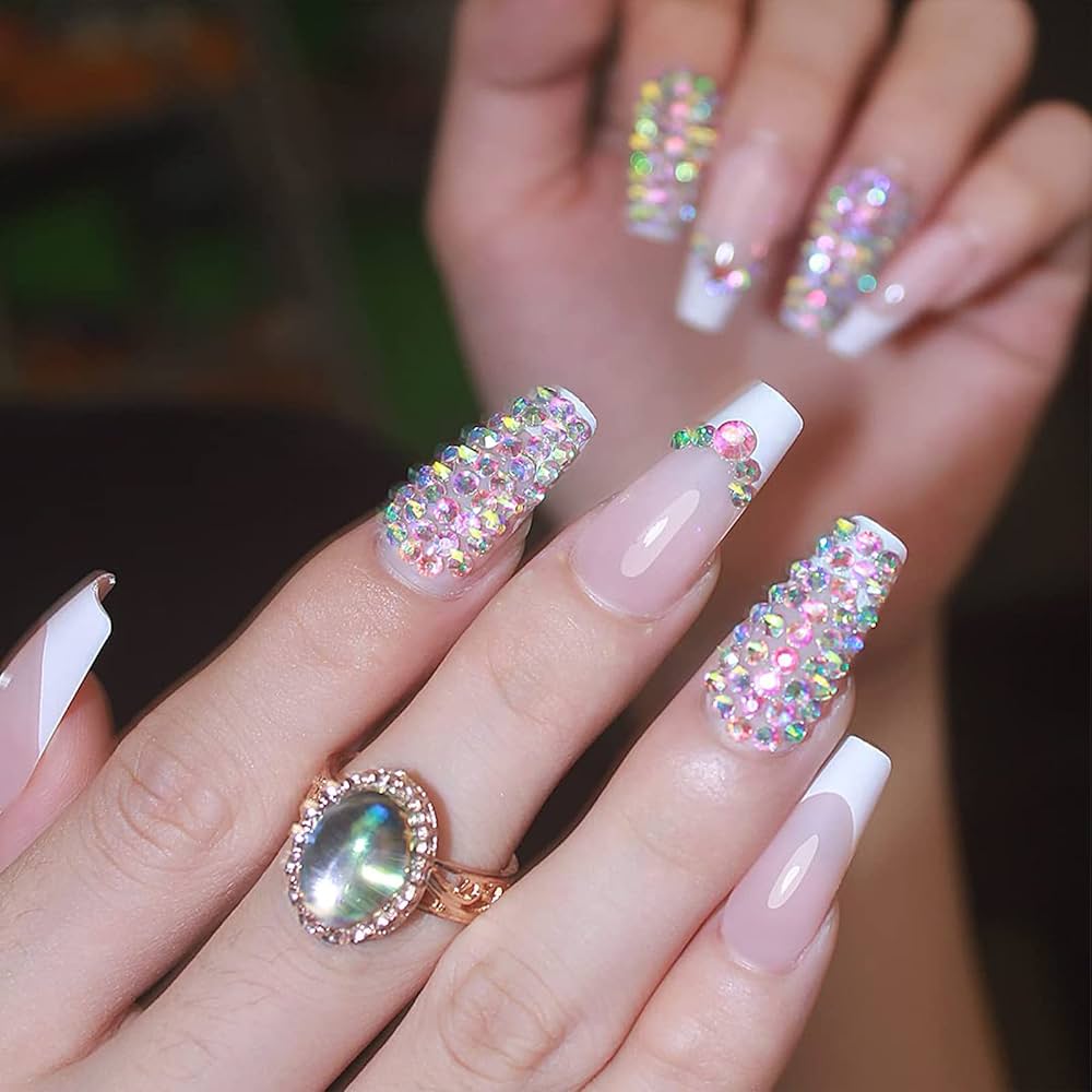 glitter rhinestones for nails