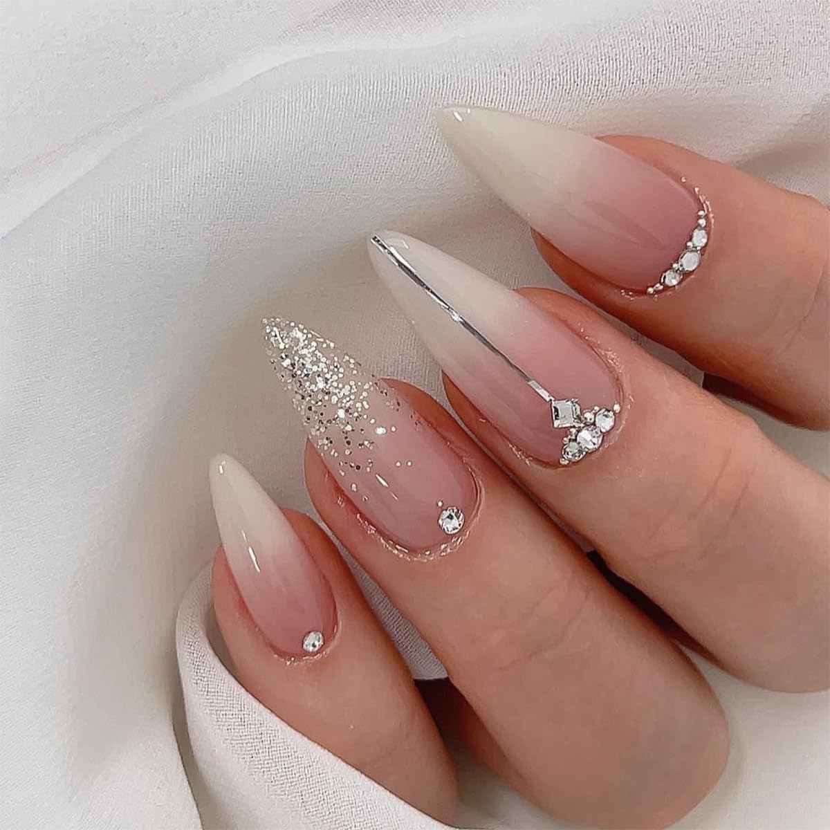 glitter rhinestones for nails