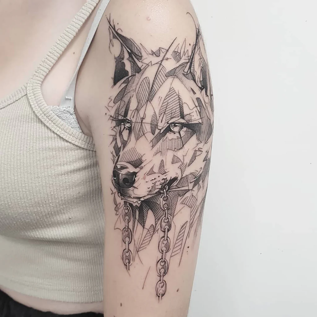 wolf tattoo